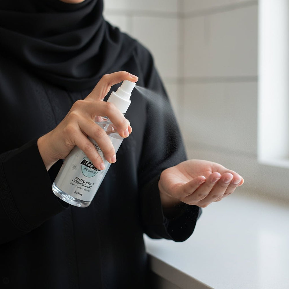 بخاخ كحول مطهر ومعقم سانت كلارا 70% 500 مل