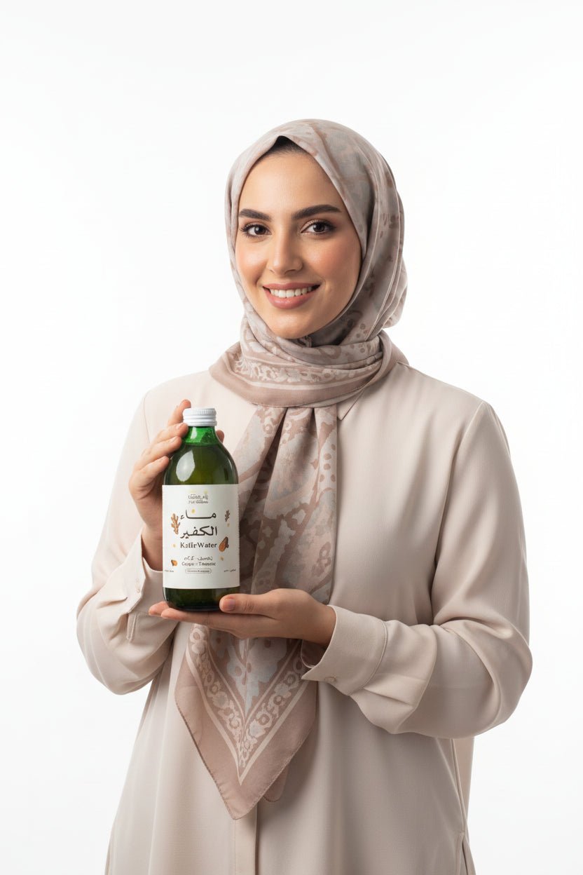 زاد ماضينا ماء الكفير بالزنجبيل والكركم العضوي 330 مل