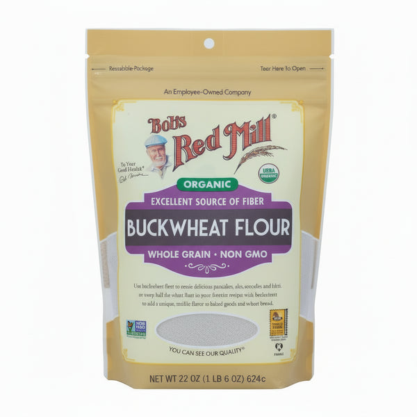 بوبز ريد ميل دقيق الحنطة السوداء العضوي الخالي من الغلوتين 624 جم