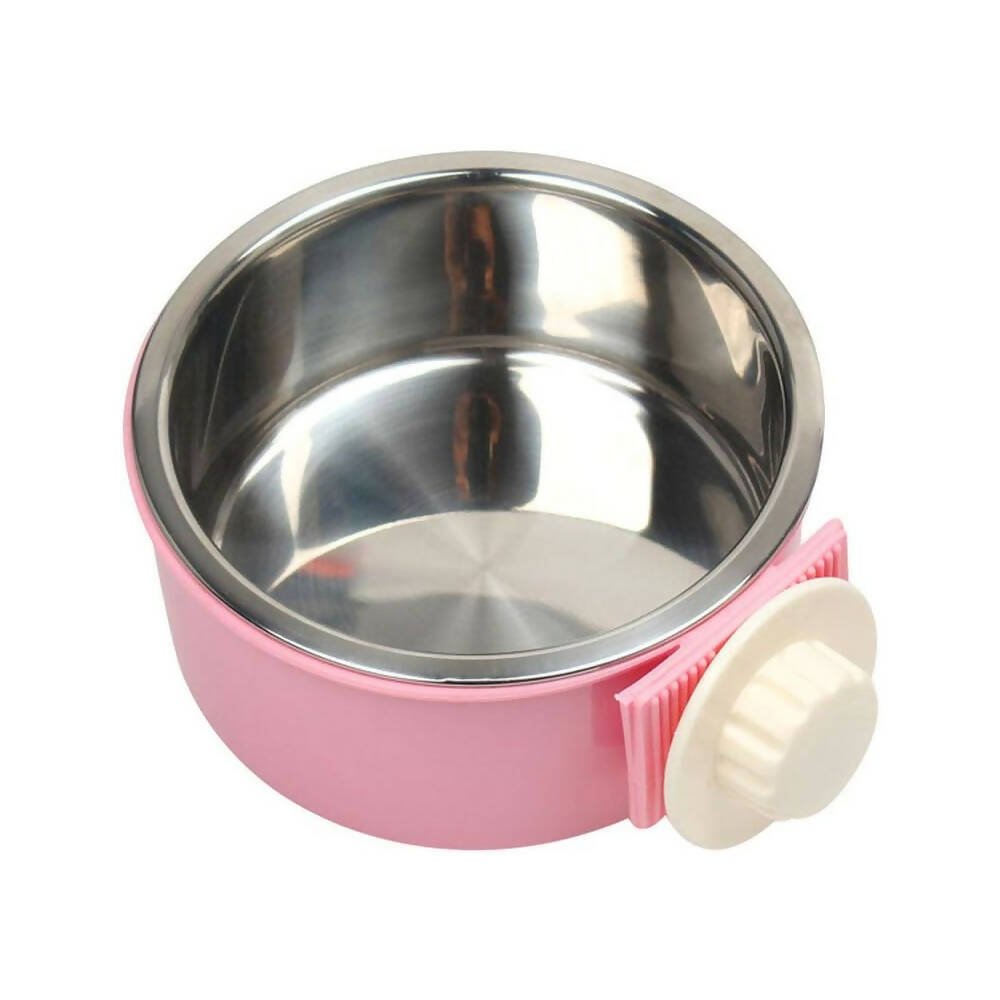 2-in-1 Removable Stainless Steel Pet Food Bowl