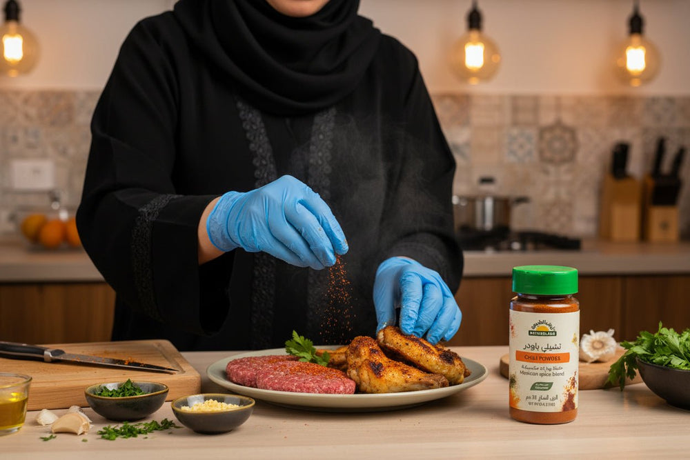 تشيلي باودر خلطة بهارات مكسيكية أرض الطبيعة 30 جم