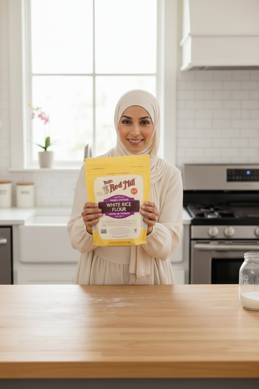 دقيق الأرز الأبيض المطحون بالحجر خالي من الغلوتين 680 جم منBob's Red Mill - آنية المنزل الراقي
