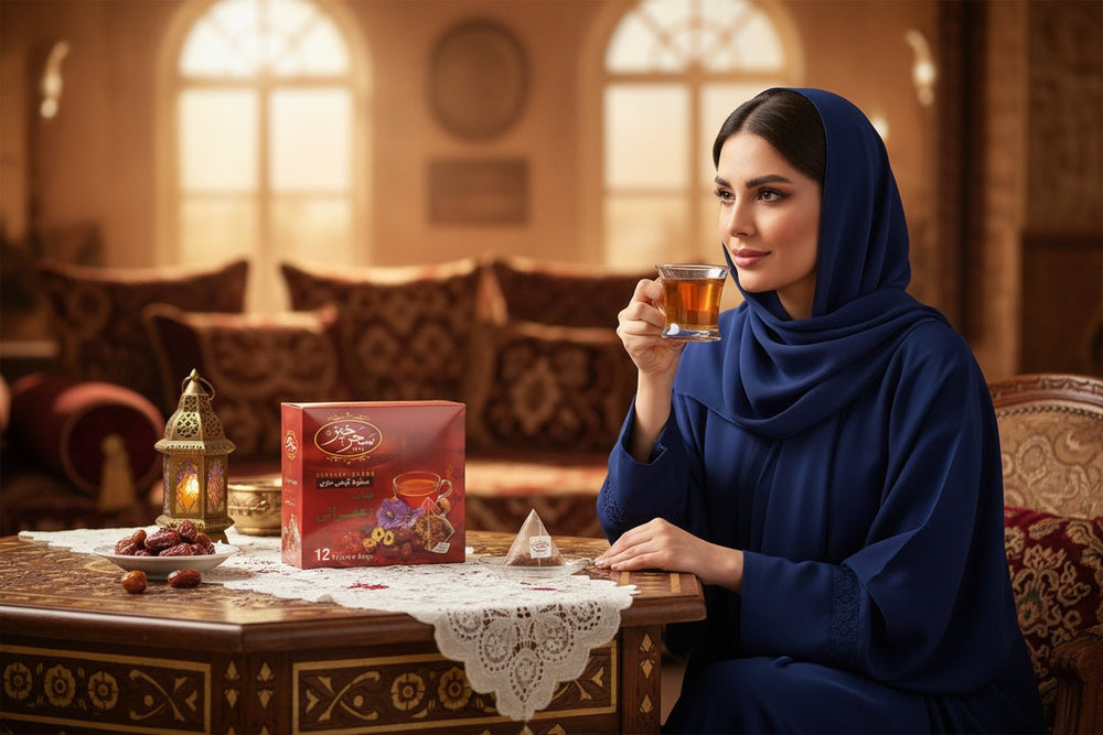 Saffron Herbal Drink with Jujube 12 Bags