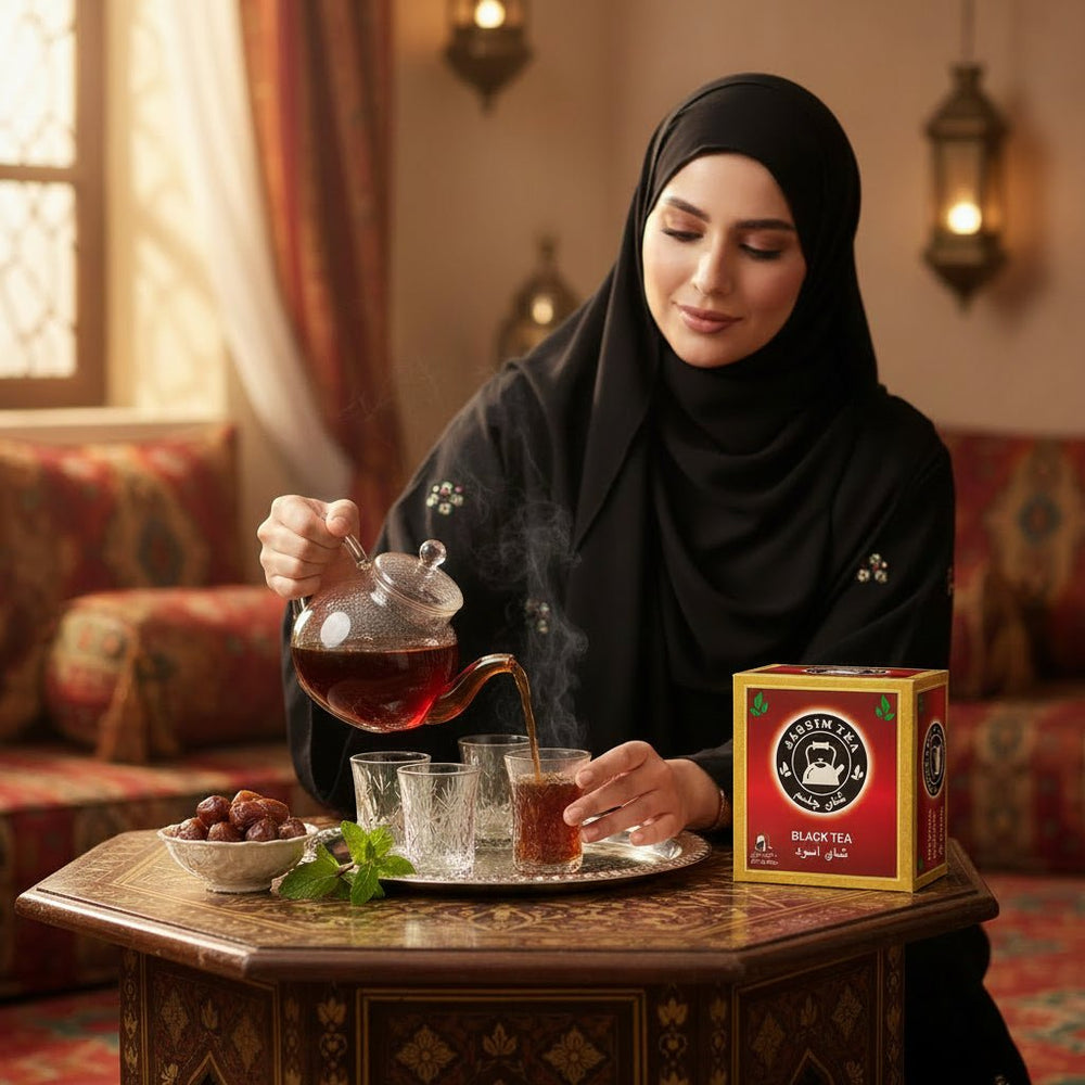 شاي جاسم أسود سيلاني  100 كيس