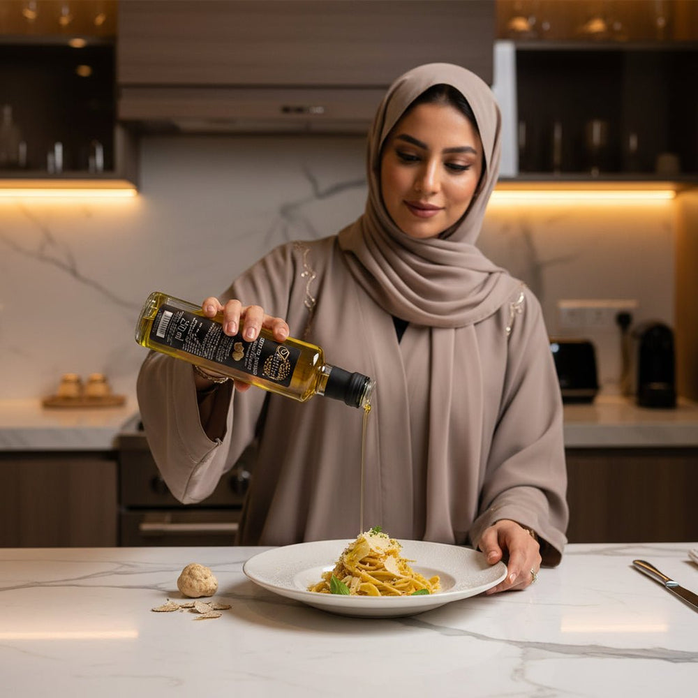 زيت الزيتون مع الكمأة البيضاء زيت ترافل 250 مل