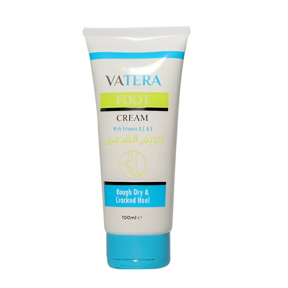 Vatira Foot Cream with Vitamin A, C, &amp; E for Rough and Cracked Heels - 100ml