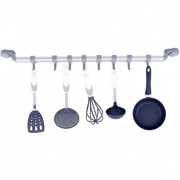 طقم أدوات مطبخ 6 قطع من نايلون، عملي وآمن للأواني غير اللاصقة