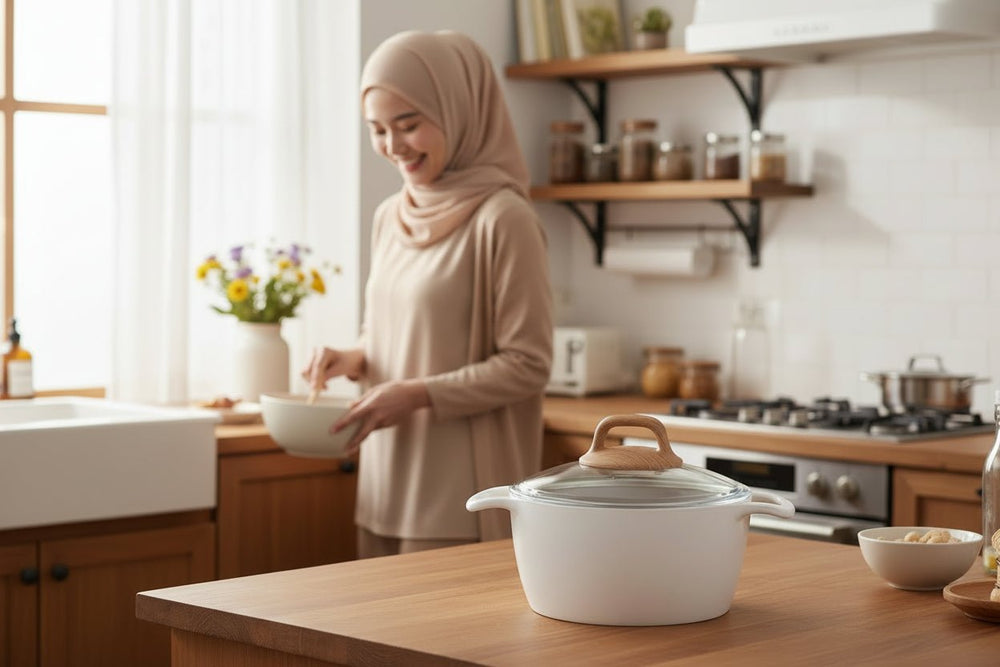 قدر كوركماز غوستو سيراميك 20×10 سم بسعة 3 لتر