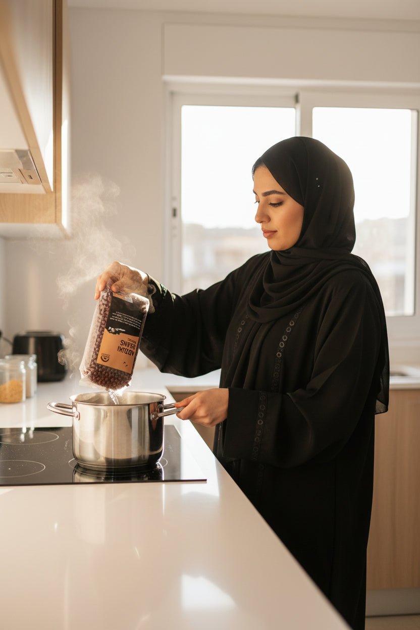 فاصوليا أزوكي العضوية 500 جرام - آنية المنزل الراقي