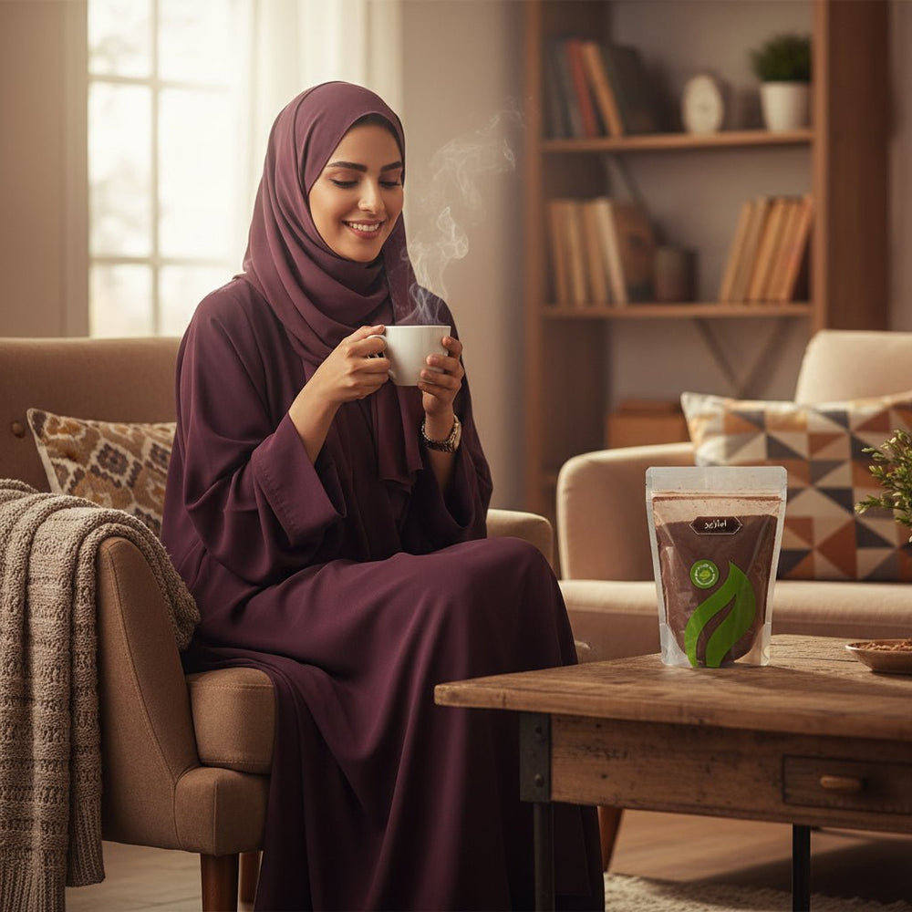 مسحوق كاكاو خام عضوي أبازير 500 جرام