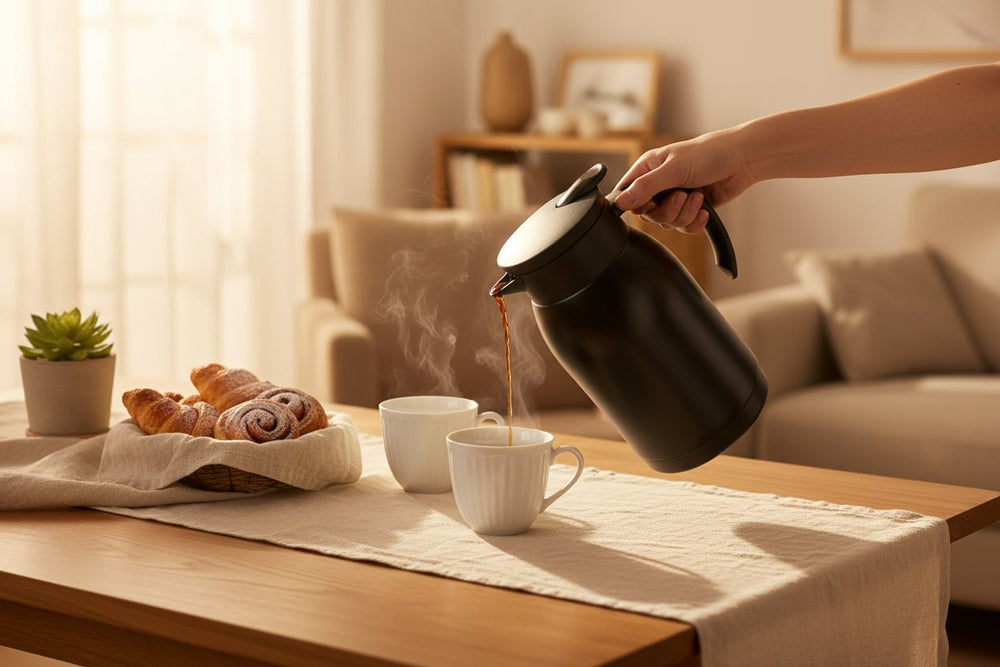 ترمس  900 مل تصميم عملي للحفاظ على حرارة المشروبات