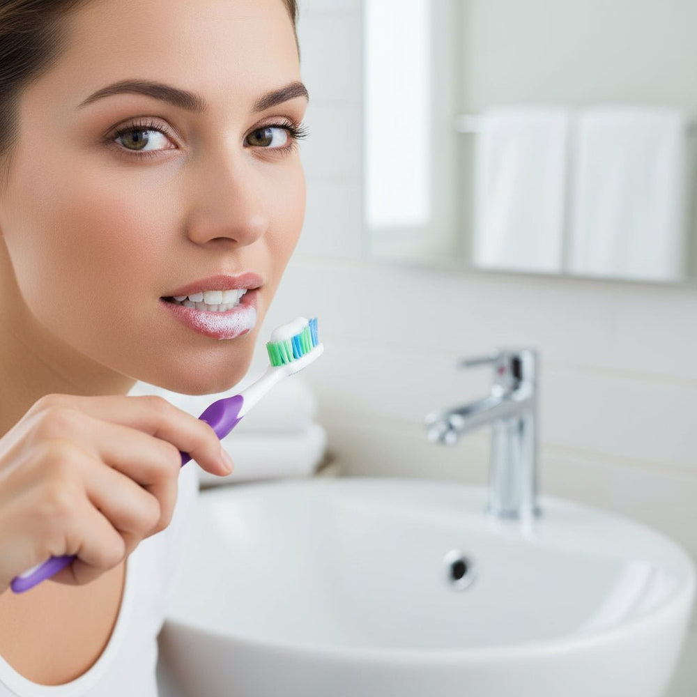 فرشاة أسنان يدوية بشعيرات ناعمة 4.U - آنية المنزل الراقي
