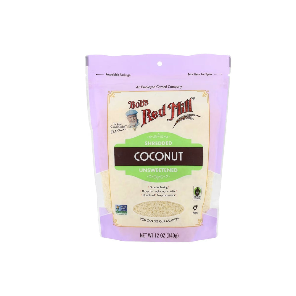 جوز الهند المبشور غير المحلى 340 جم من Bob's Red Mill - آنية المنزل الراقي