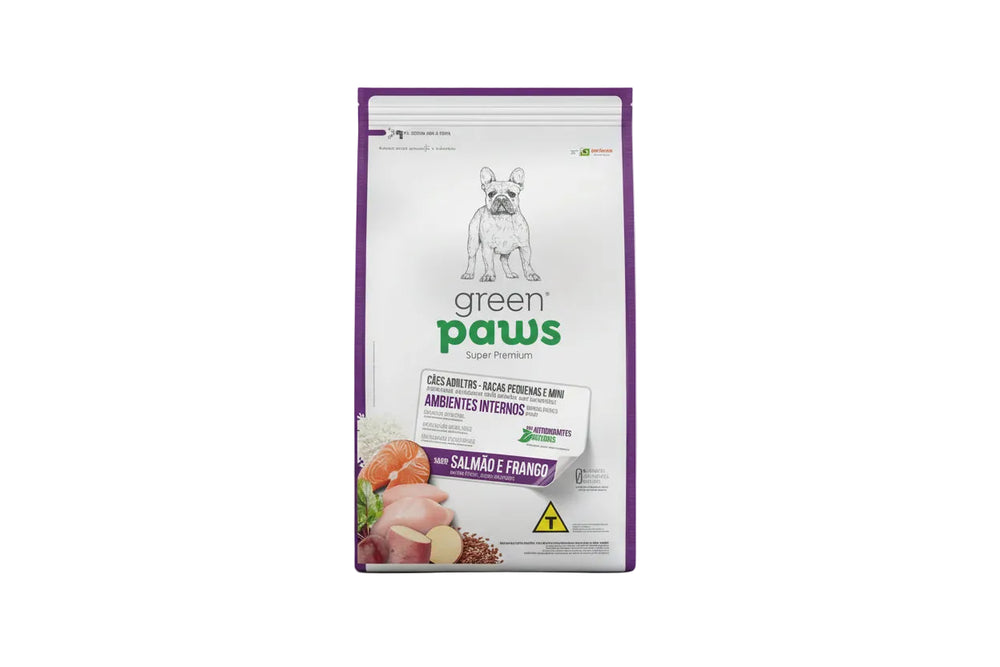 green paws وجبة متكاملة للكلاب البالغة من السلالات الصغيرة والميني من