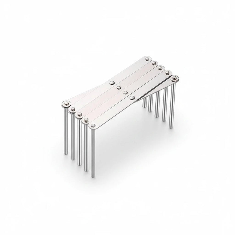 حامل تجفيف الأطباق والأكواب القابل للطي لتنظيم المطبخ - آنية المنزل الراقي