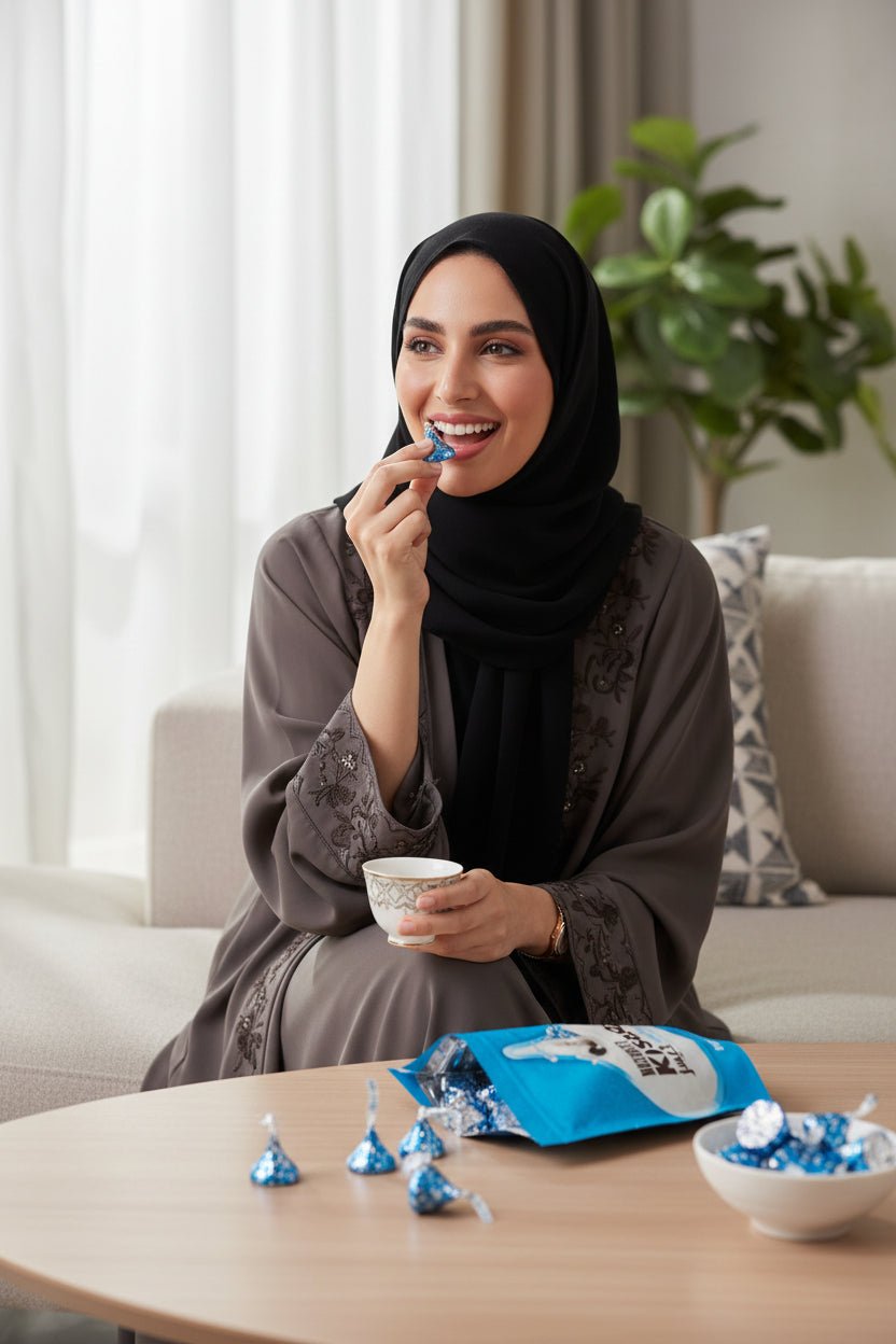 هيرشيز كيسز كوكيز آند كريم 325 غرام - آنية المنزل الراقي