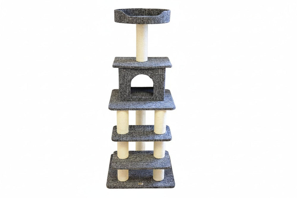 برج قطط متعدد المنصات – جودة عالية من QQ Pet Supplies