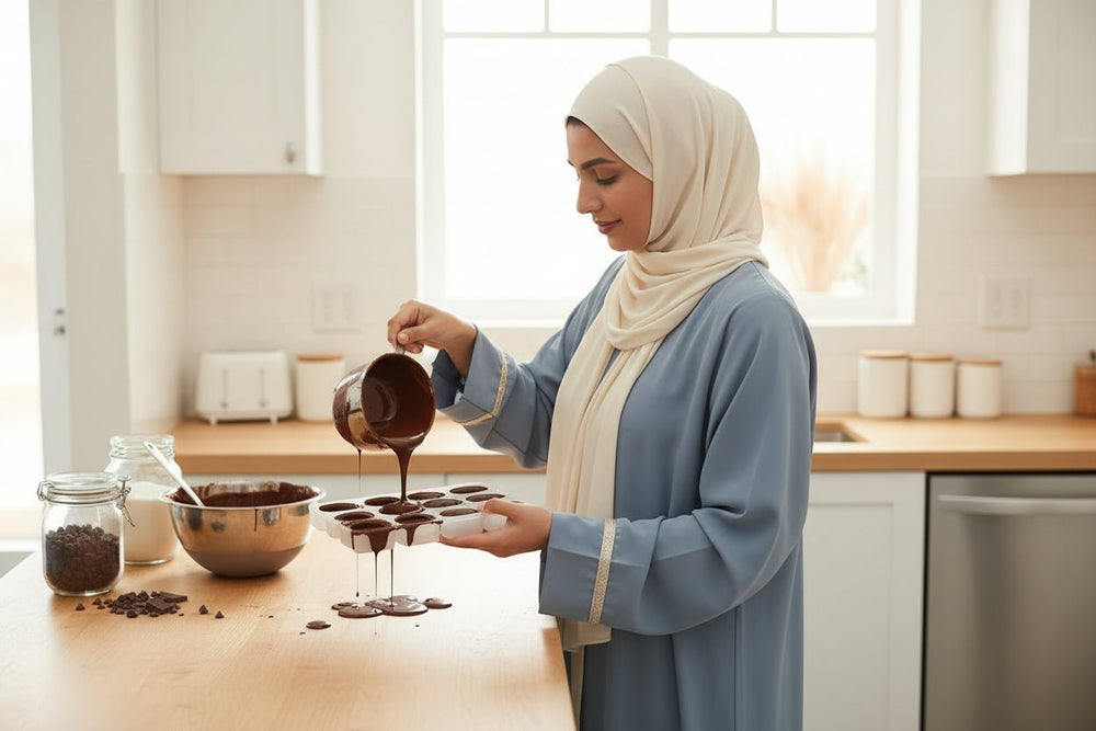 قالب شوكولاتة بلاستيك شكل أصابع 27.5 × 17.5 × 2.5 سم تقريبا