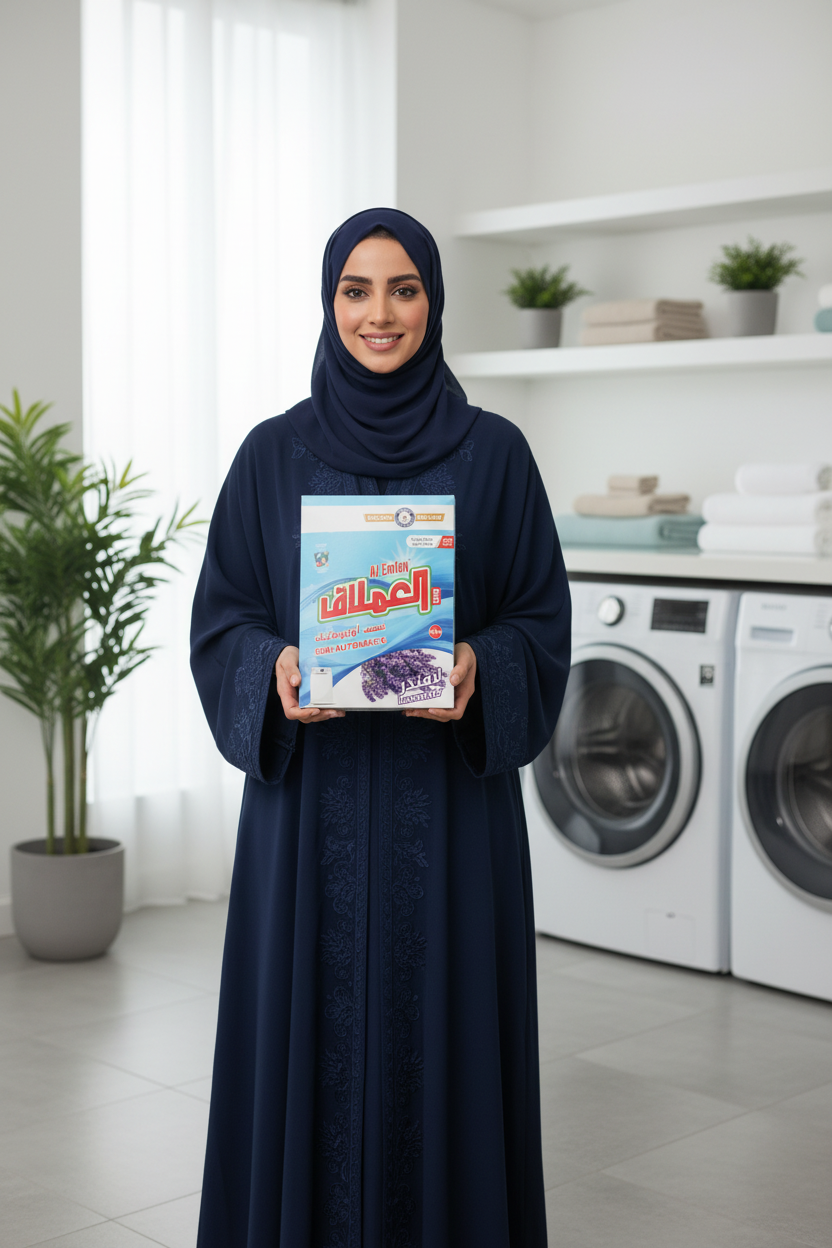 مسحوق غسيل الملابس الأوتوماتيكي الإملاك برائحة  اللافندر  2.5 كجم