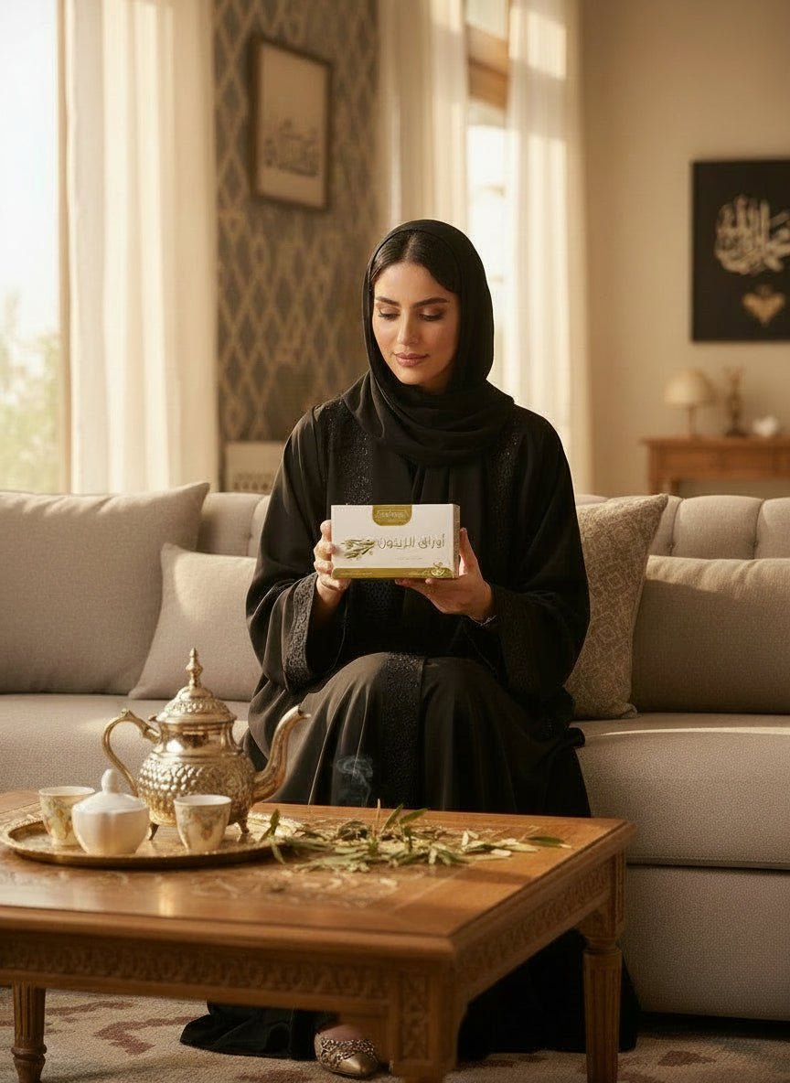 شاي هيماني بالأعشاب وأوراق الزيتون
