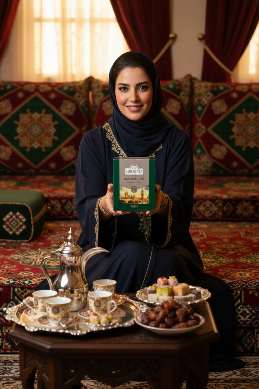 شاي أحمد تي الأسود الفاخر 200 جرام 100 كيس