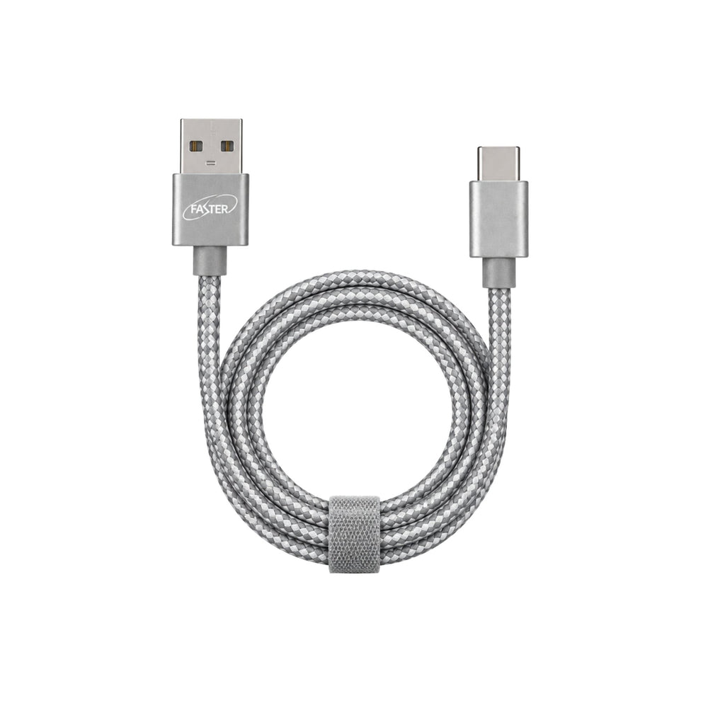كابل شحن ومزامنة USB-A إلى USB-C 1 متر FASTER - آنية المنزل الراقي