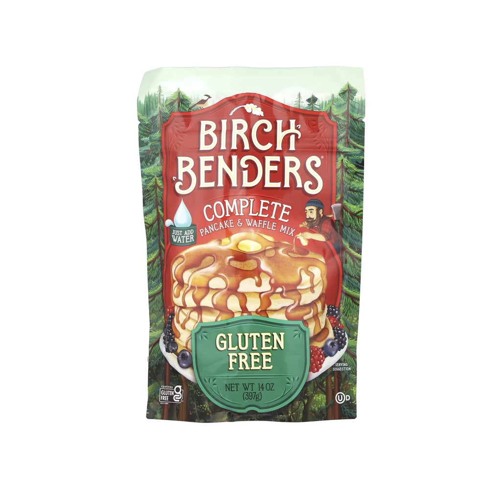 خليط البانكيك والوافل الخالي من الغلوتين 397 غرام من Birch Benders - آنية المنزل الراقي
