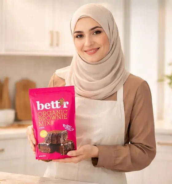 خليط البراوني الخالي من الغلوتين 400 غرام من SO Bett’r - آنية المنزل الراقي