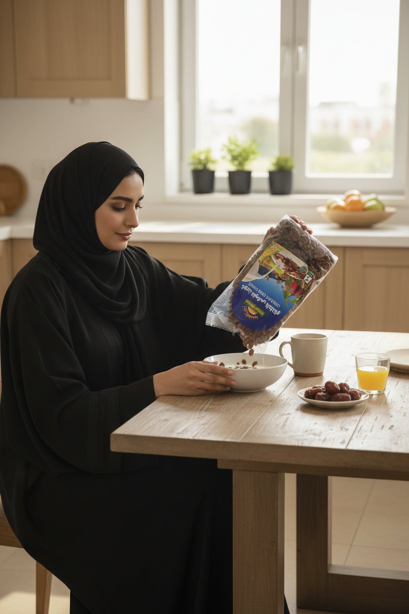 كورن فليكس بالكاكاو العضوي 300 جرام من أرض الطبيعة - آنية المنزل الراقي