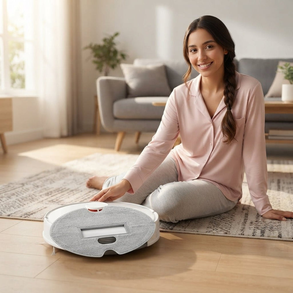 قطعة قماش ممسحة بديلة للمكانس الروبوتية Roborock Q5 Pro وQ8 Max وموديلات S5 وS6 - آنية المنزل الراقي