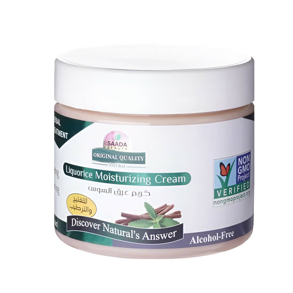 Saadeh Beauty Licorice Cream for Skin Lightening and Moisturizing 400ml