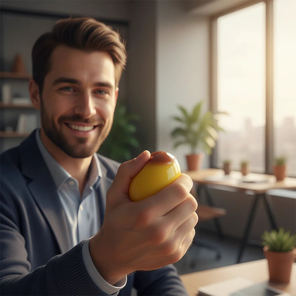 لعبة إسفنجية سكويشي بودينج الكراميل لتخفيف التوتر - آنية المنزل الراقي