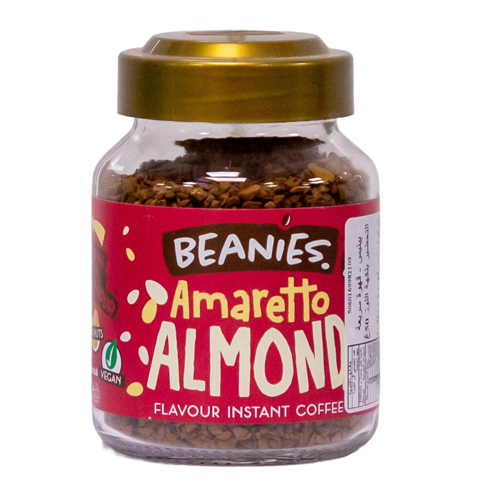 Beanies Instant Coffee Amaretto Almond Flavour 50 g