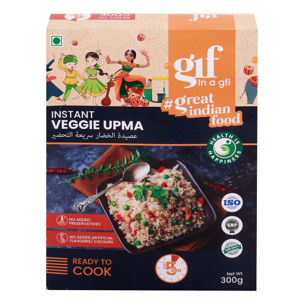 Great Indian Food Instant Veggie Upma 300 g