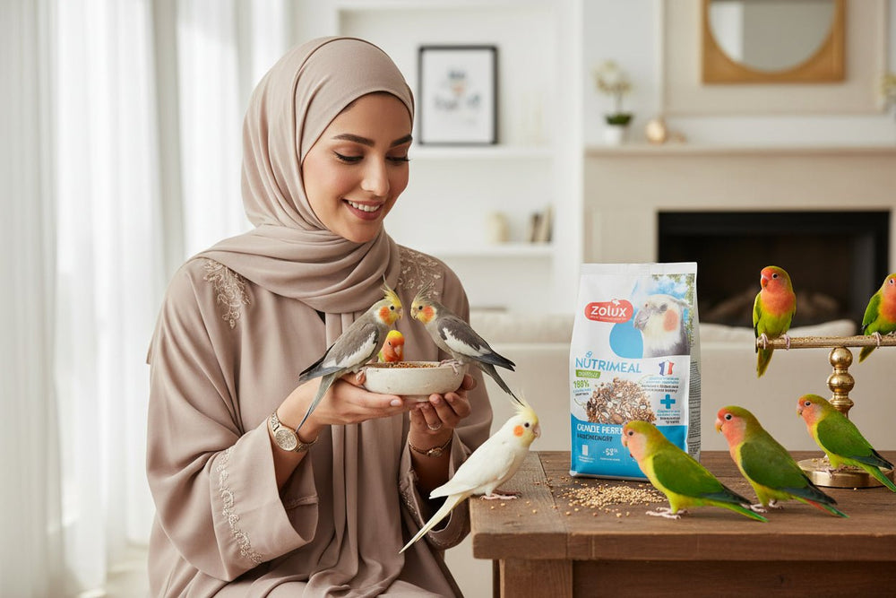غذاء الباراكيت الكبيرة المتكامل 800جرام Zolux Nutrimeal Essential