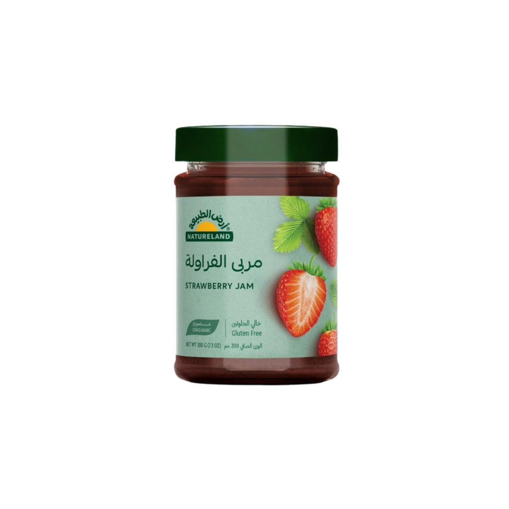 مربى الفراولة العضوي أرض الطبيعة 200 جم
