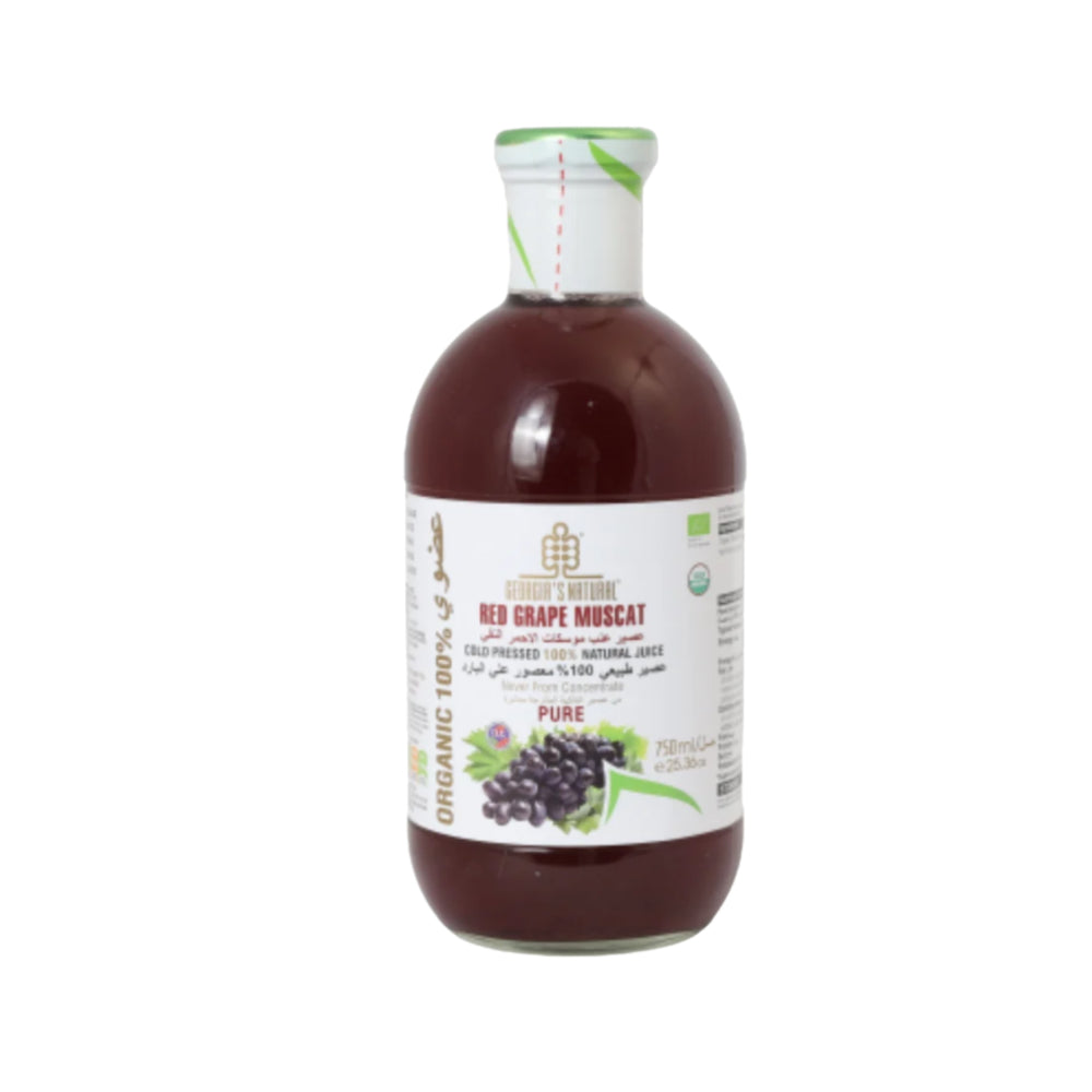 عصير عنب موسكات الأحمر العضوي 750 مل Georgia's Natural