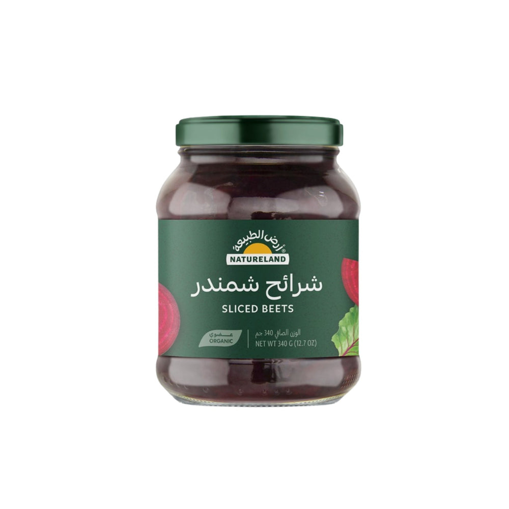 شرائح شمندر عضوي أرض الطبيعة 340 جم