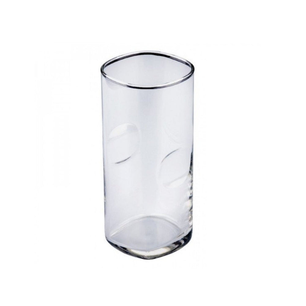 3-piece clear glass cup set 