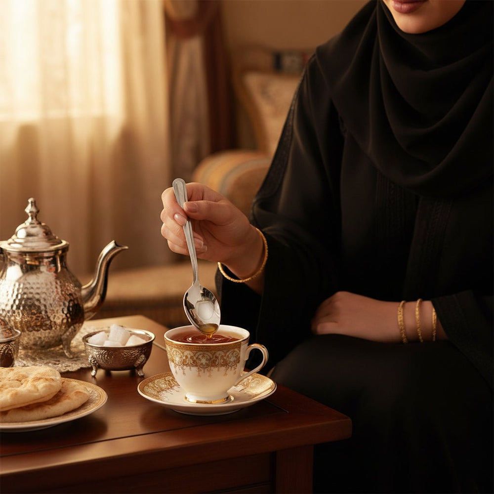 طقم ملاعق ستانلس ستيل 12 قطعة مقاوم للصدأ ومتعدد الاستخدامات