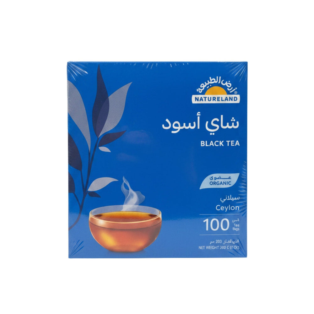 شاي أسود سيلاني عضوي أرض الطبيعة 200 جرام 100 كيس