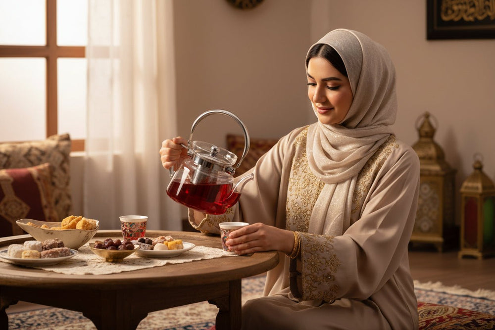 إبريق شاي زجاجي حراري من الشيف 2.2 لتر