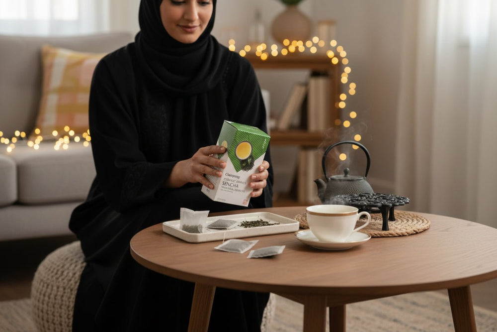 شاي كليرسبرينج سينشا الياباني العضوي 36 غرام 20 كيس