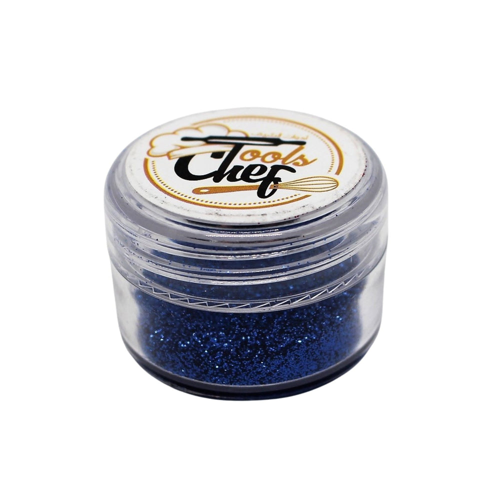 ألوان بريق للطعام أزرق لامع 10 جرام من Glitter Powder