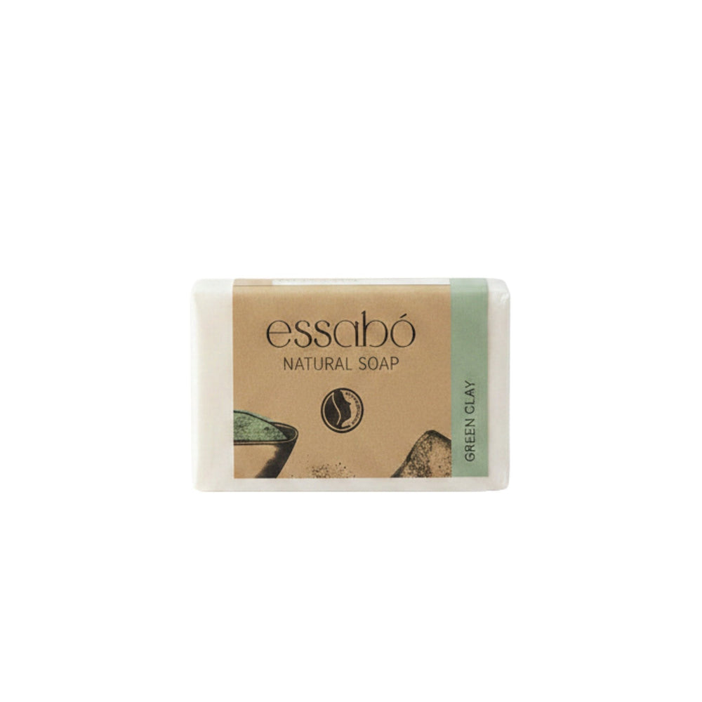صابون الطين الأخضر الطبيعي 100 جم Essabó