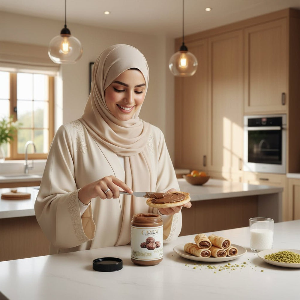 كريمة الشوكولاتة المقرمشة من كاندي مون 350 جم