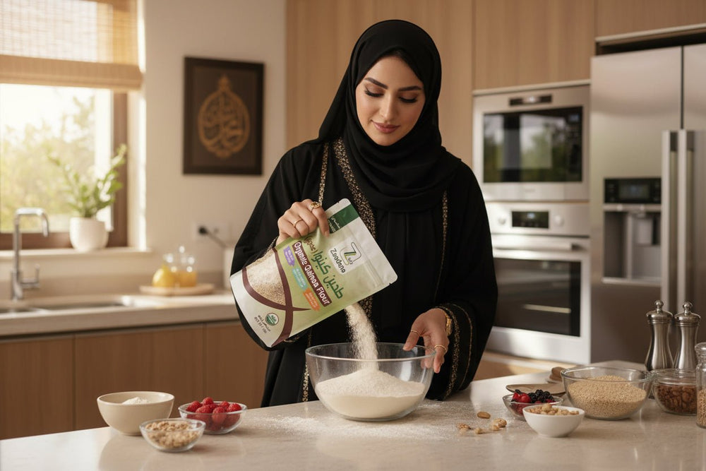 طحين الكينوا العضوي من زادنا 1 كيلوغرام