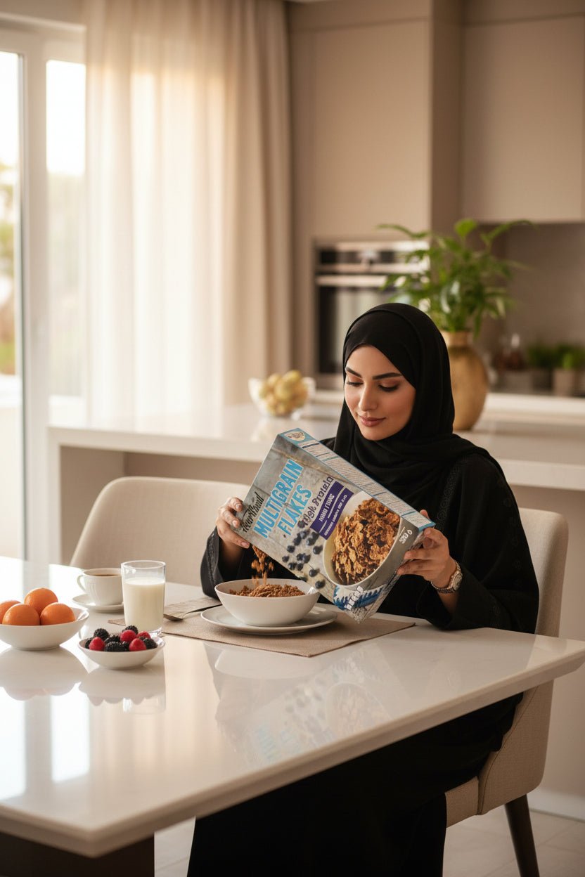 رقائق حبوب متعددة هارتلاند عالية البروتين 350 جرام
