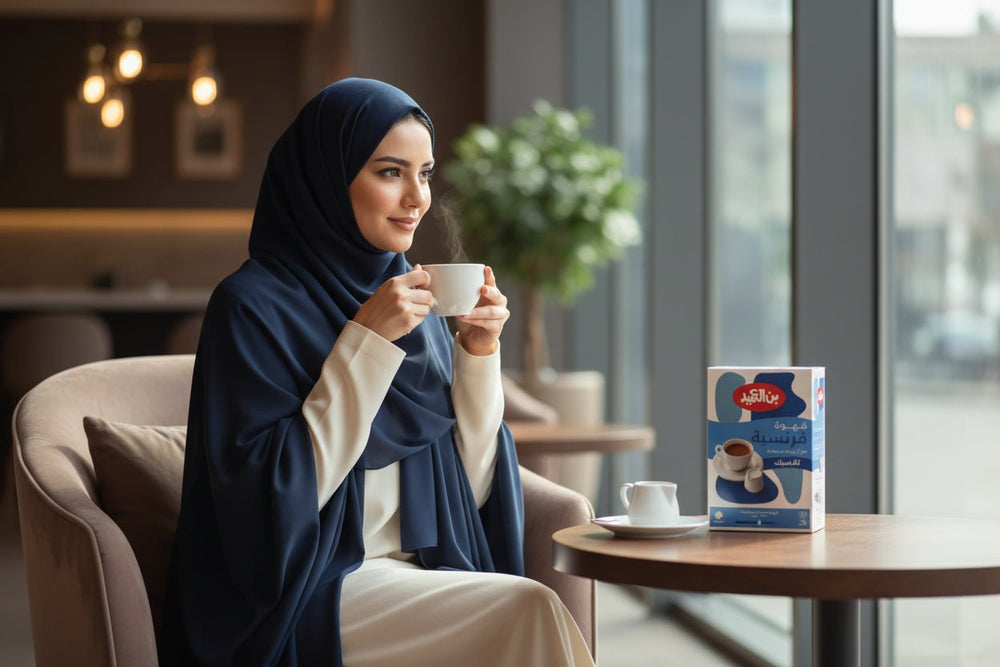 قهوة بن العميد الفرنسية الكلاسيكية مع كريمة مبيضة 250 جم