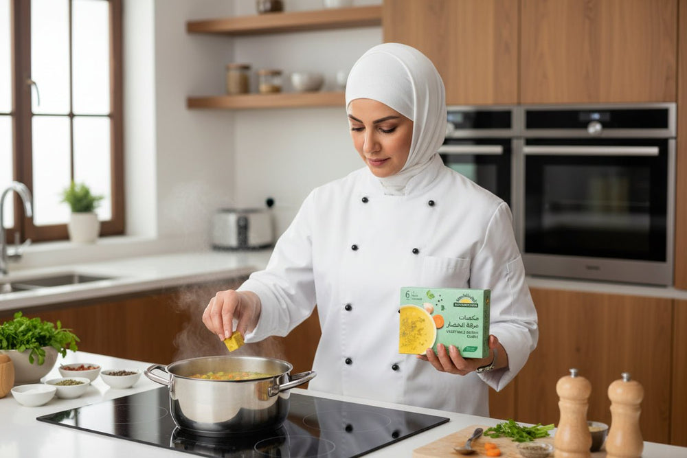 مكعبات مرقة الخضار غير مملحة من أرض الطبيعة 66 جم